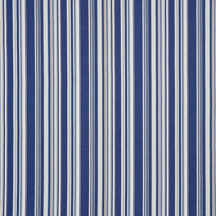 Schumacher Ponderosa Stripe Blue Fabric Sample 76630