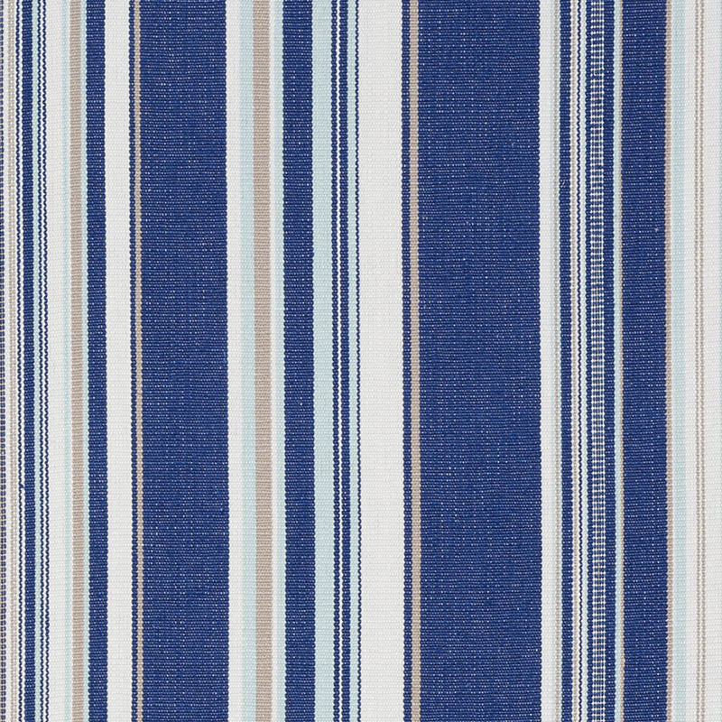 Schumacher Ponderosa Stripe Blue Fabric 76630