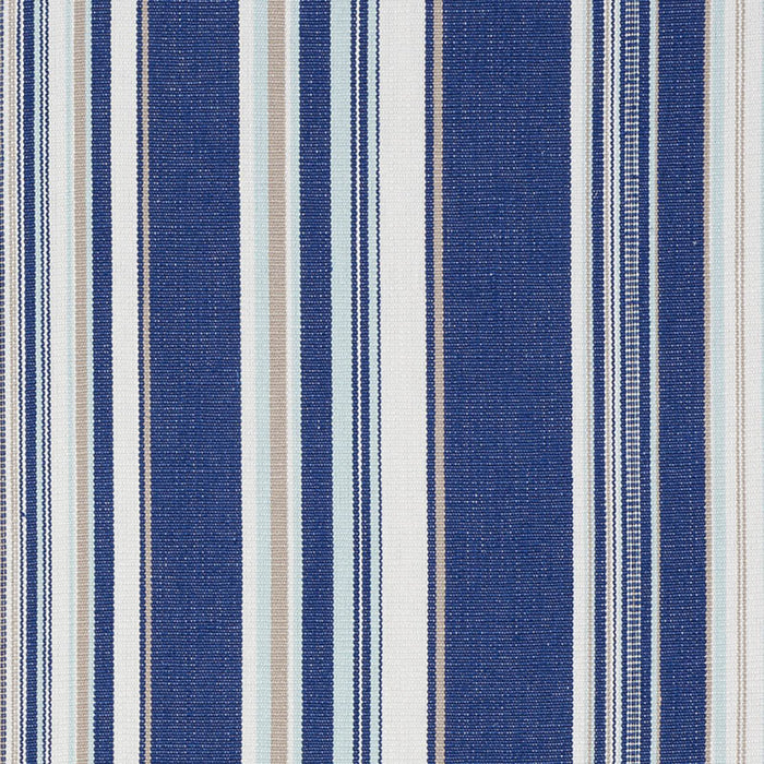 Schumacher Ponderosa Stripe Blue Fabric Sample 76630