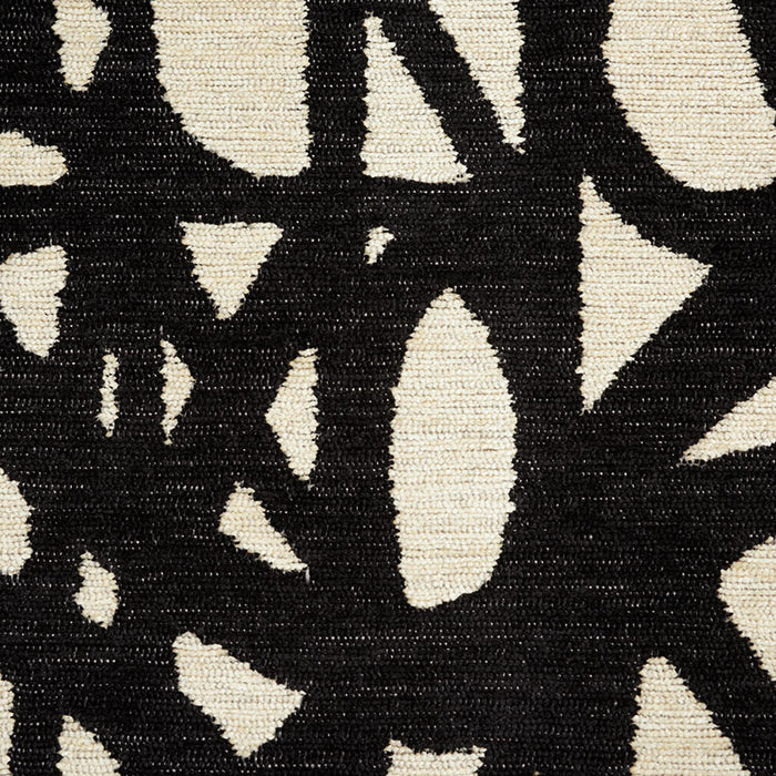 Schumacher Momentum Black Fabric Sample 76711