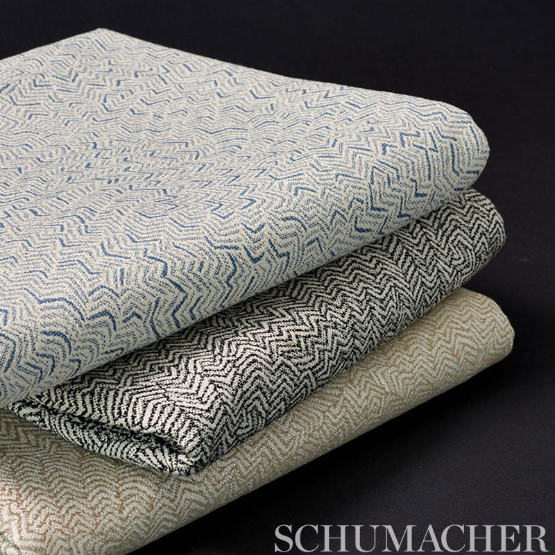 Schumacher Adagio Blue Fabric 76720