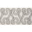 Schumacher Freeform Embroidered Tape Dove Trim Sample 76730