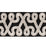 Schumacher Freeform Embroidered Tape Black Trim Sample 76733