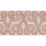 Schumacher Freeform Embroidered Tape Clay Trim Sample 76734