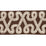 Schumacher Freeform Embroidered Tape Chocolate Trim 76736