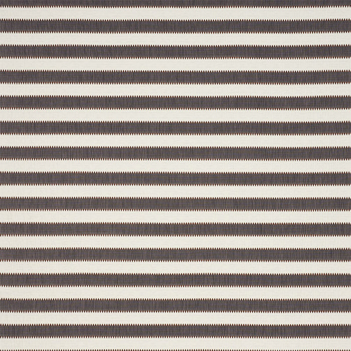 Schumacher Isolde Stripe Matelasse Cinder Fabric 76751