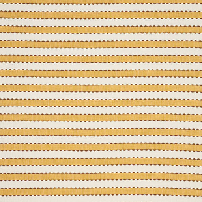 Schumacher Isolde Stripe Matelasse Yellow Fabric 76752