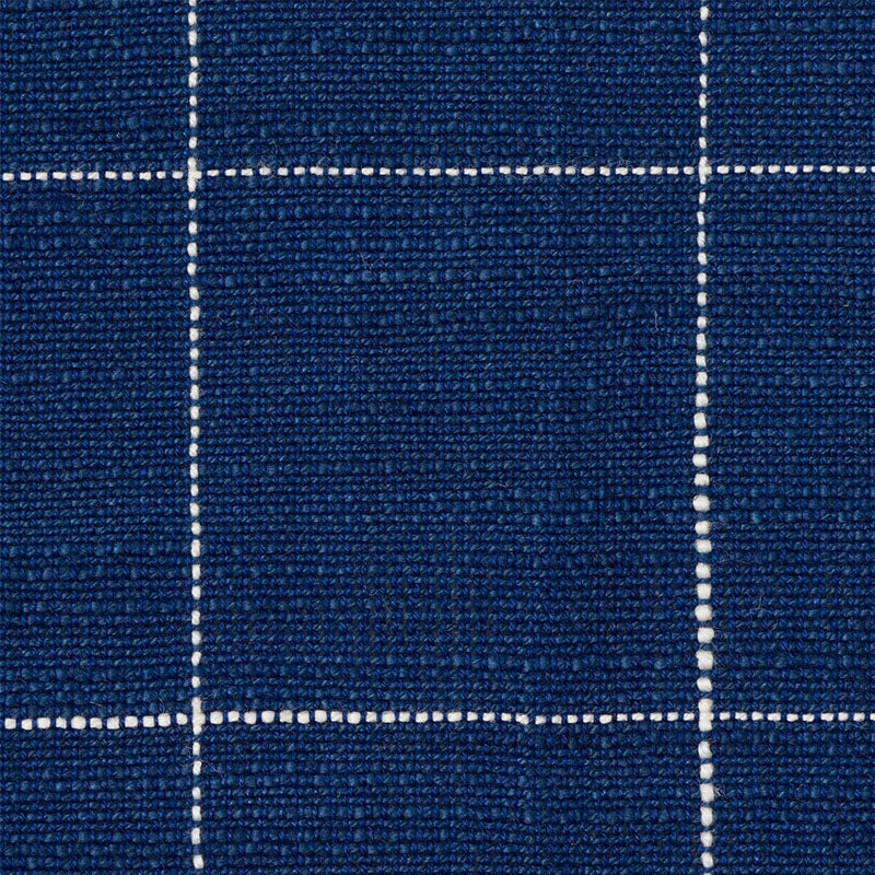 Schumacher Marietta Indigo Fabric 76770