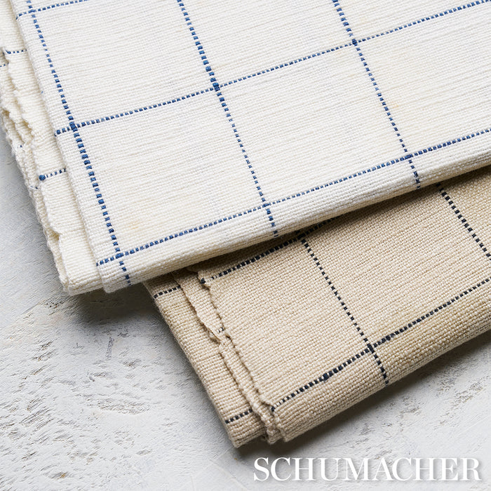 Schumacher Marietta Flax Fabric 76774