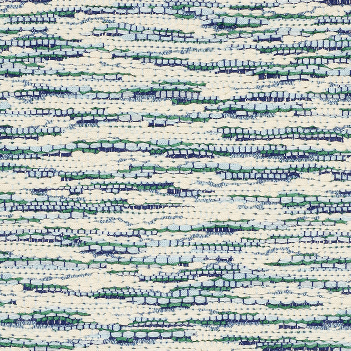 Schumacher Walker Blues Fabric Sample 76780