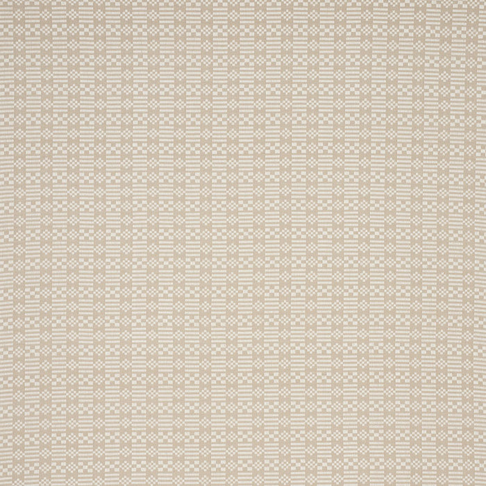 Schumacher Wilson Embroidery Sand Fabric Sample 76792