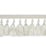 Schumacher Valentin Silk Tassel Ivory Trim Sample 76800