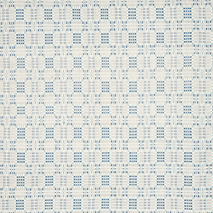 Schumacher Brimfield Indigo Fabric Sample 76940