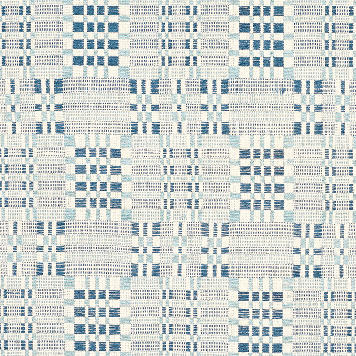 Schumacher Brimfield Indigo Fabric Sample 76940