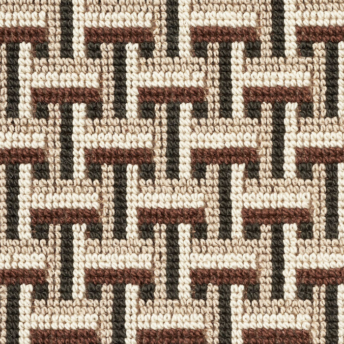 Schumacher Saxon Epingle Cinder Fabric 76971