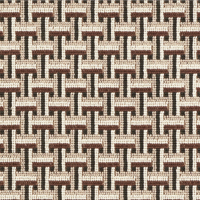 Schumacher Saxon Epingle Cinder Fabric Sample 76971