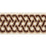 Schumacher Mandeville Tape Chestnut Trim Sample 77151