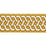 Schumacher Mandeville Tape Goldenrod Trim 77156