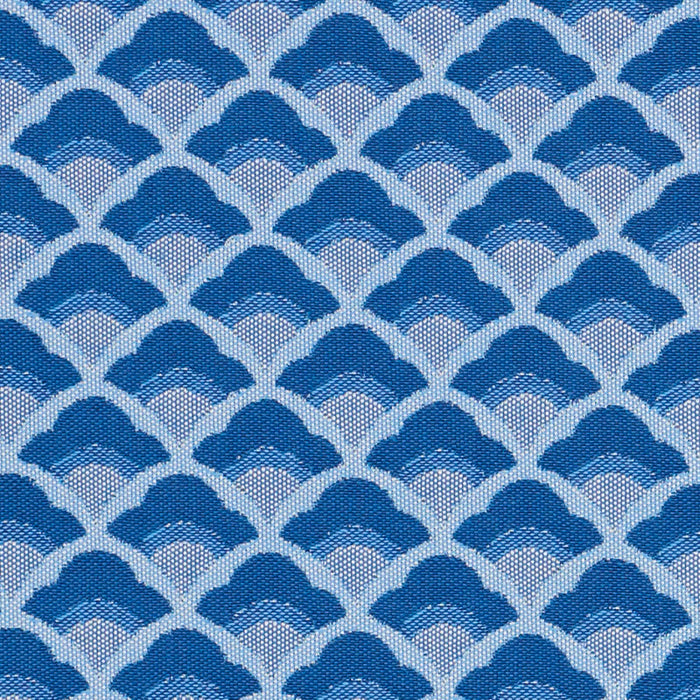 Schumacher Wilhelm Blue Fabric 77180