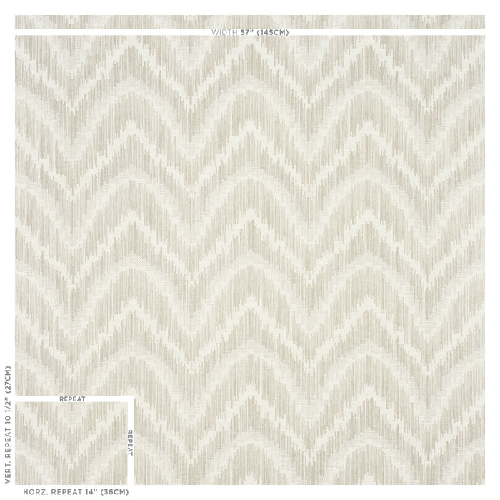 Schumacher Von Armin Neutral Fabric 77190