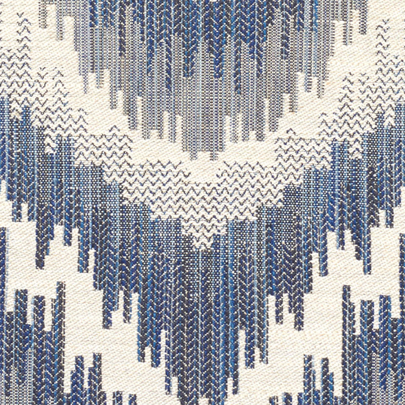 Schumacher Von Armin Blue Fabric 77192