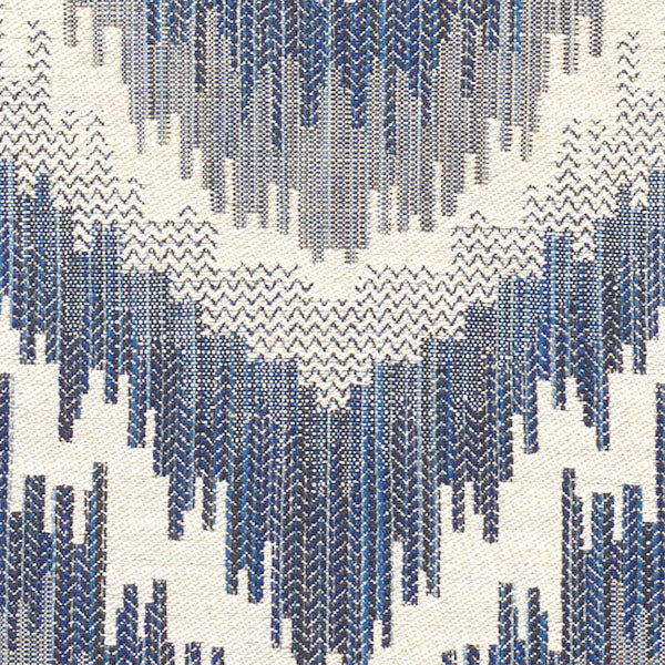 Schumacher Von Armin Blue Fabric 77192