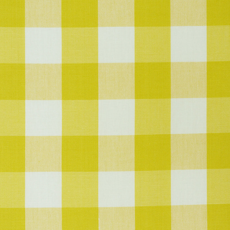 Schumacher Camden Cotton Check Yellow Fabric 77320