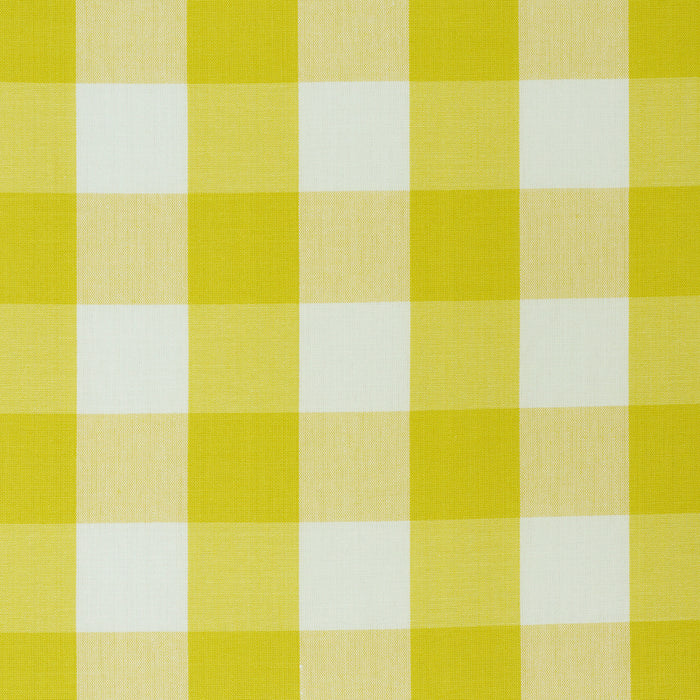 Schumacher Camden Cotton Check Yellow Fabric 77320