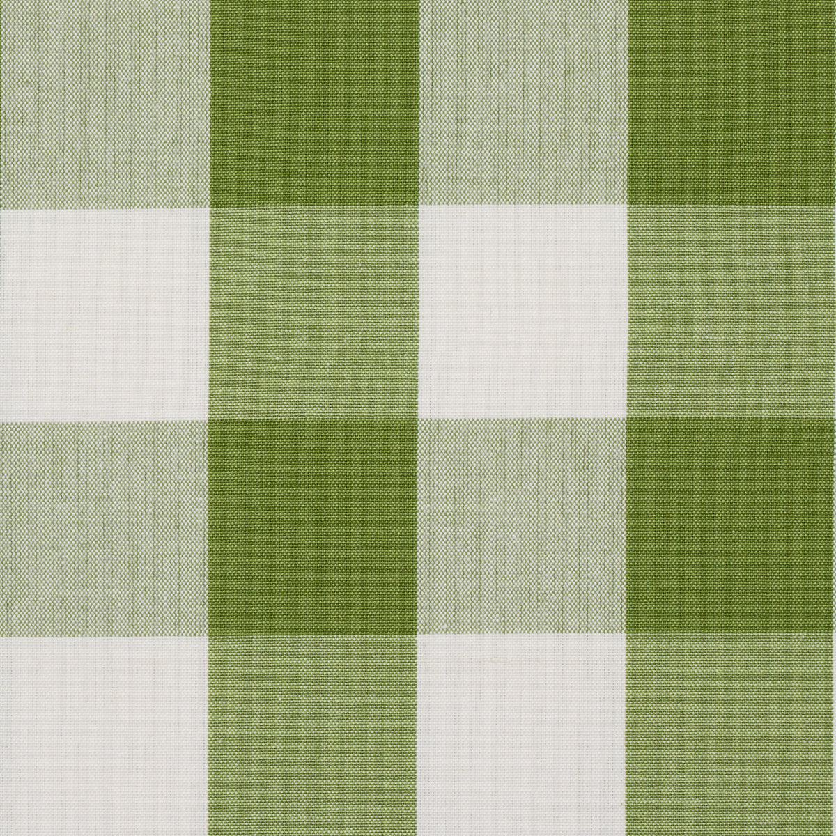 Schumacher Camden Cotton Check Leaf Fabric 77322