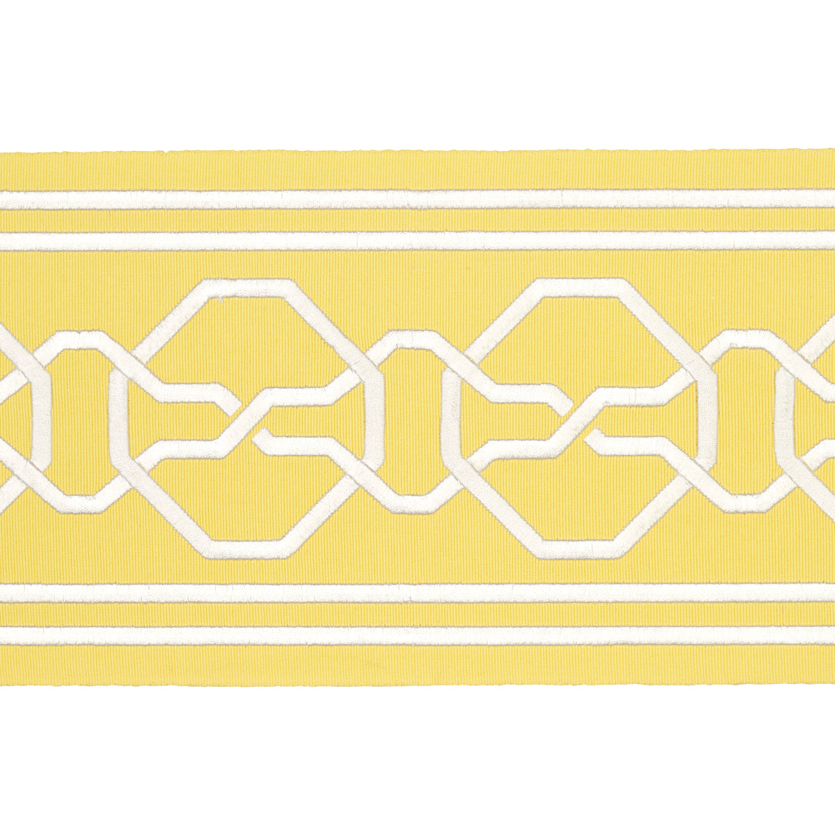 Schumacher Malmaison Tape Yellow Trim 77352