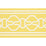 Schumacher Malmaison Tape Yellow Trim Sample 77352