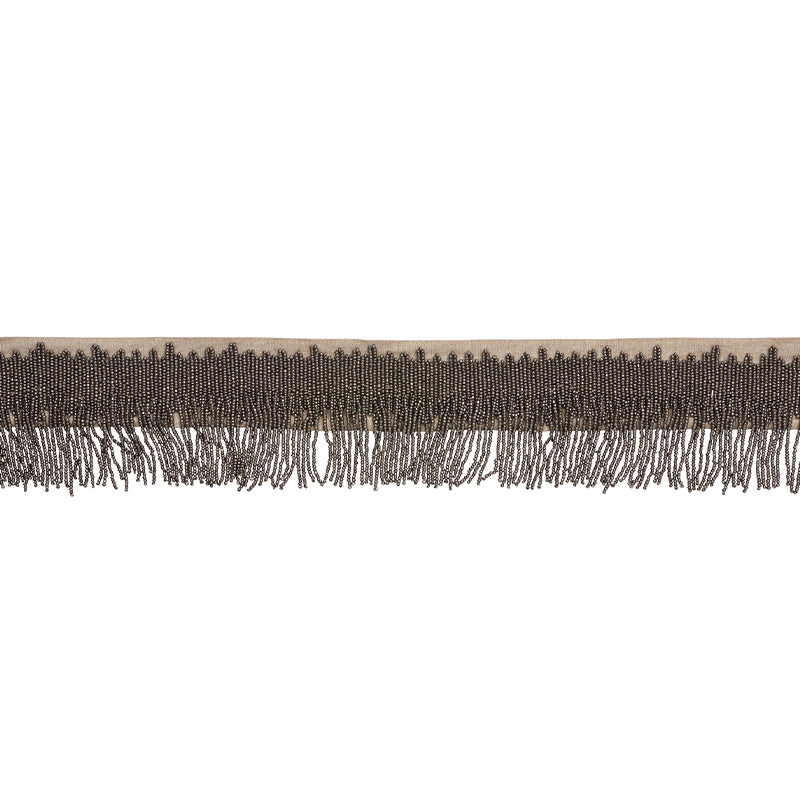 Schumacher Starling Beaded Fringe Pewter Trim 77370