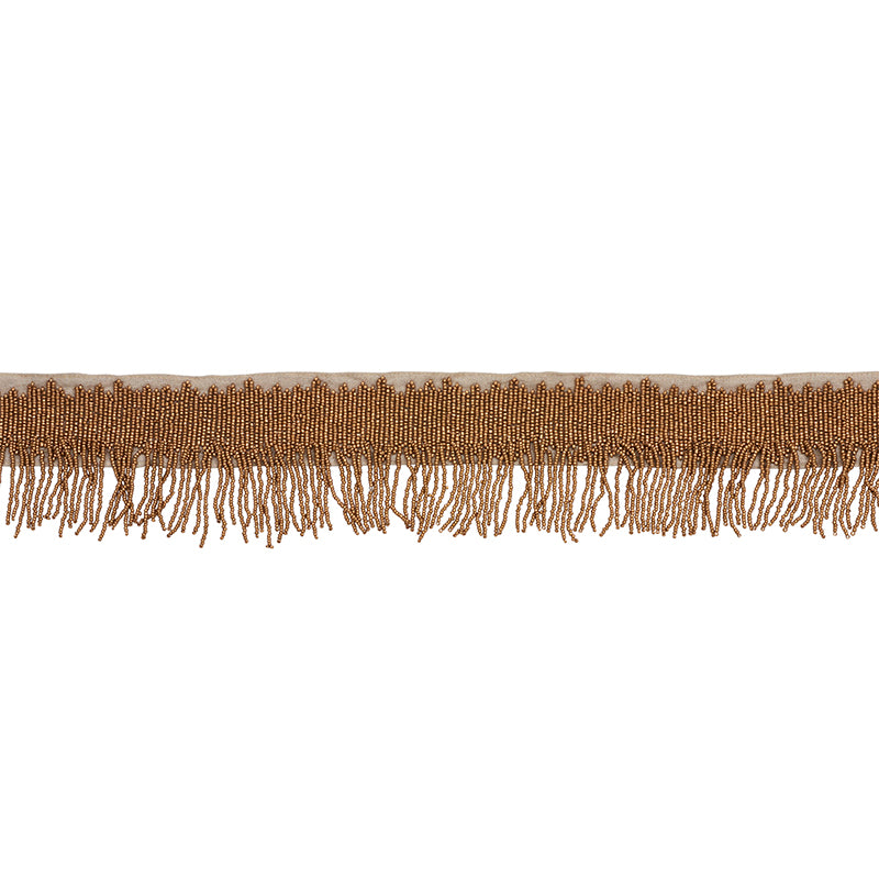 Schumacher Starling Beaded Fringe Gold Trim 77372