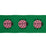 Schumacher Ladybird Tape Pink & Green Trim Sample 77392