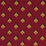 Schumacher Bee Epingle Red Fabric Sample 77410