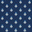 Schumacher Bee Epingle Blue Fabric Sample 77411