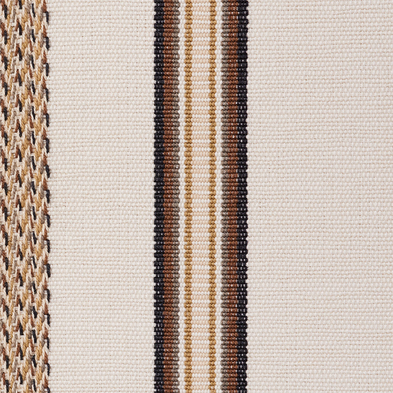 Schumacher Kayenta Stripe Neutral Fabric 77450