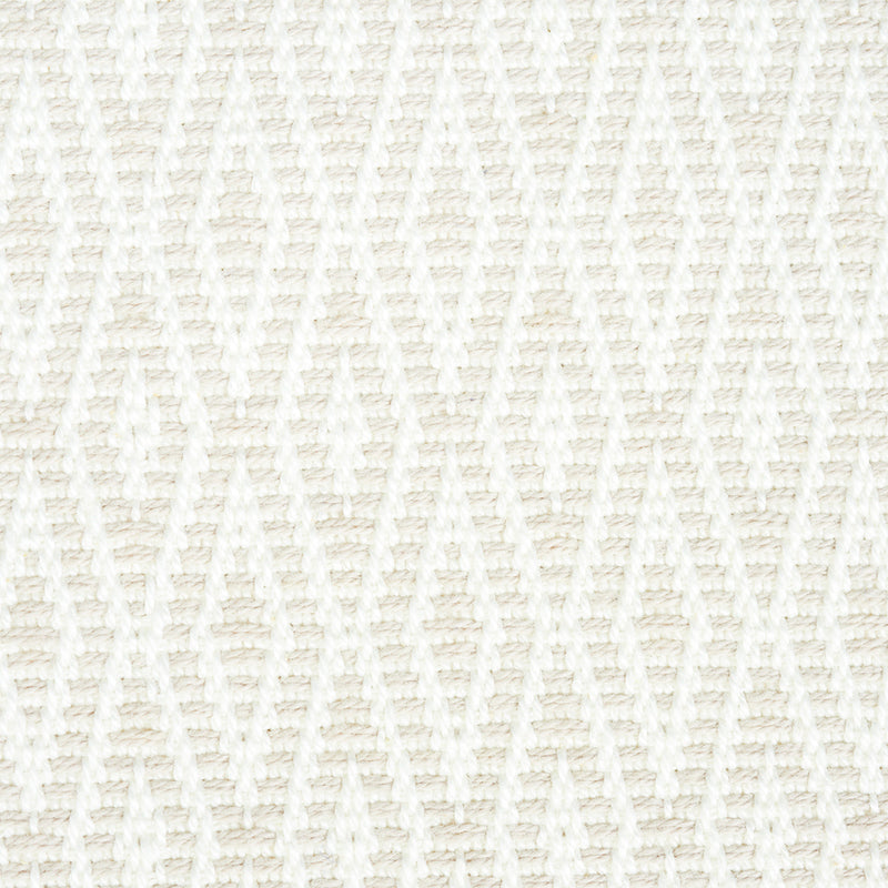 Schumacher Derby Diamond Performance Ivory Fabric Sample 77520