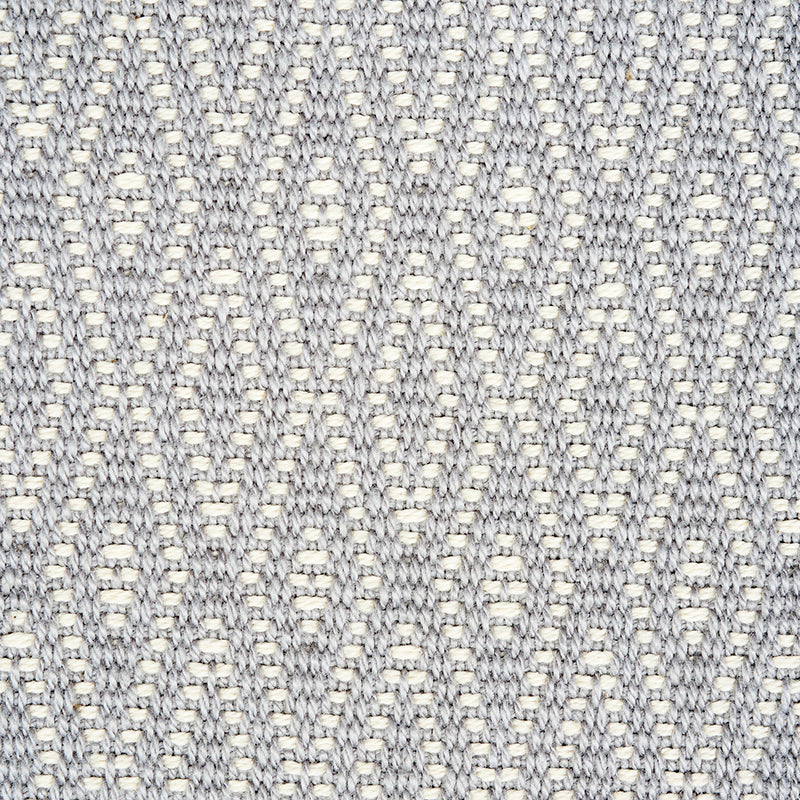 Schumacher Derby Diamond Performance Grey Fabric Sample 77521