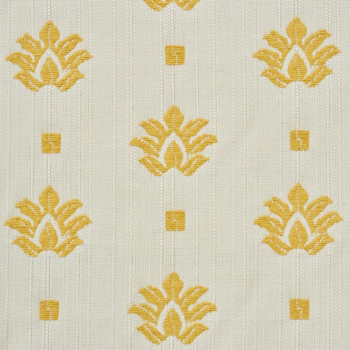 Schumacher Brunel Yellow Fabric Sample 77532