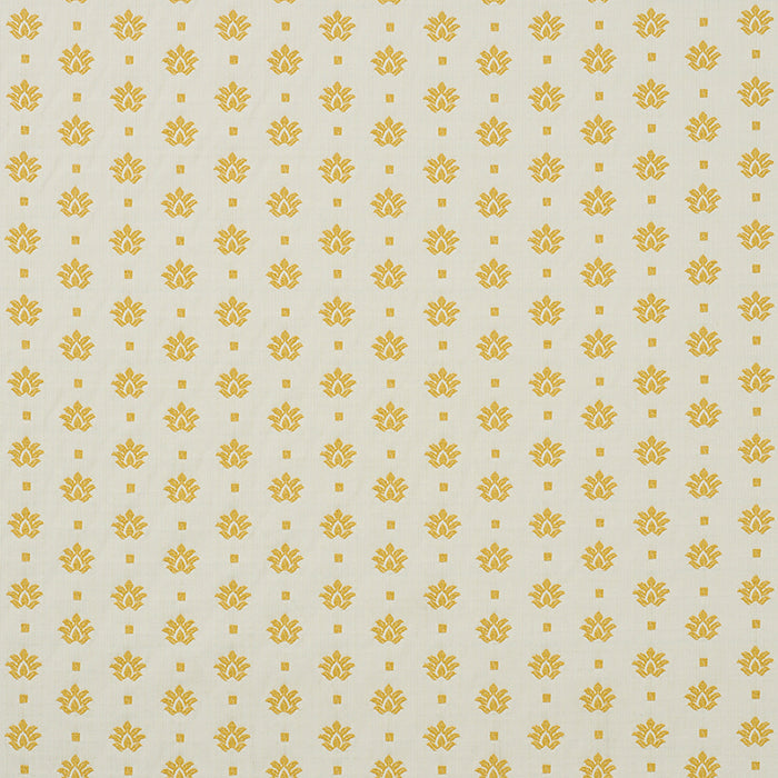 Schumacher Brunel Yellow Fabric Sample 77532