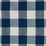 Schumacher Barnes Performance Check Blue Fabric 77550