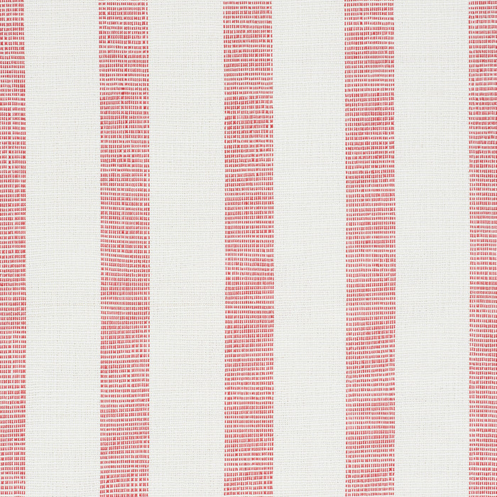 Schumacher Ketley Performance Stripe Red Fabric 77561