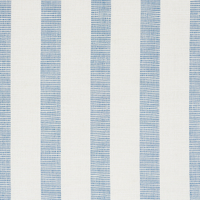 Schumacher Ketley Performance Stripe Blue Fabric 77562