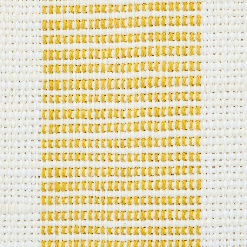 Schumacher Ketley Performance Stripe Yellow Fabric 77563