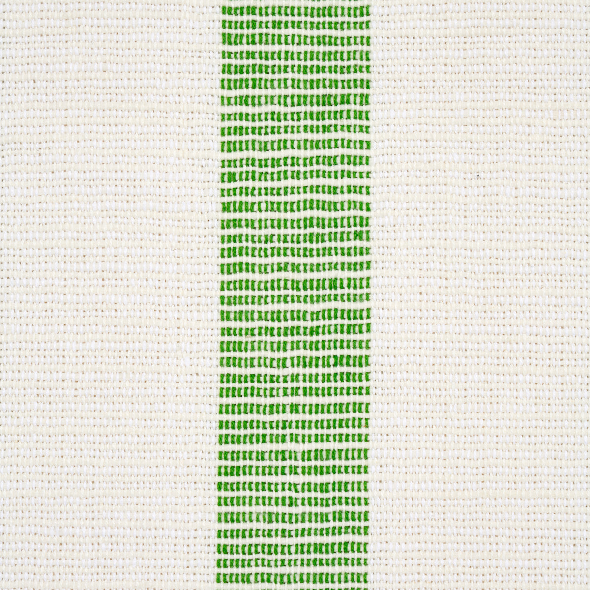 Schumacher Ketley Performance Stripe Green Fabric 77565