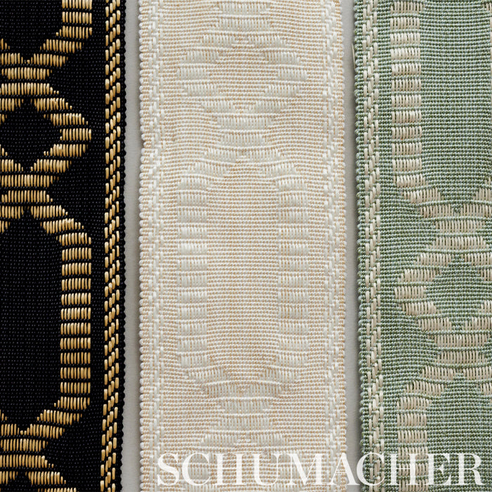 Schumacher Briar Raffia Tape Ivory Trim Sample 77580