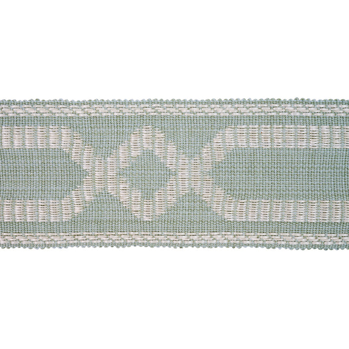 Schumacher Briar Raffia Tape Sage Trim Sample 77582