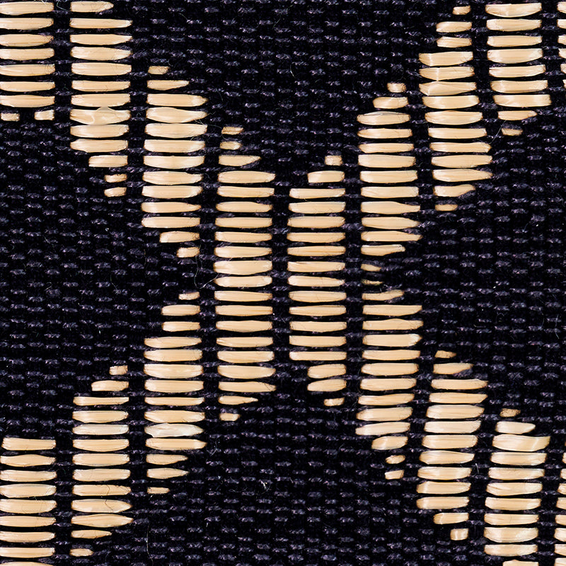 Schumacher Briar Raffia Tape Black Trim 77583