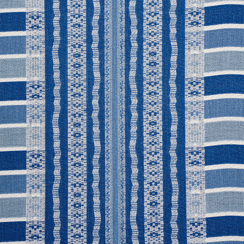 Schumacher Atchison Blue Fabric 77610